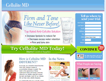 Tablet Screenshot of cellulitemd.com